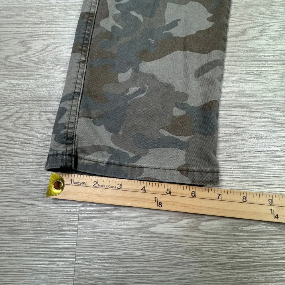Wrangler‎ Mens Cargo Pants Regular Taper Camo Green 38x30 Stretch Outdoor Casual
